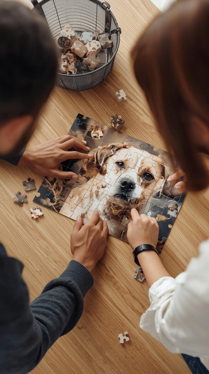 Custom Photo Puzzle — Personalized Pet or Couple Gift | JustPawzzle